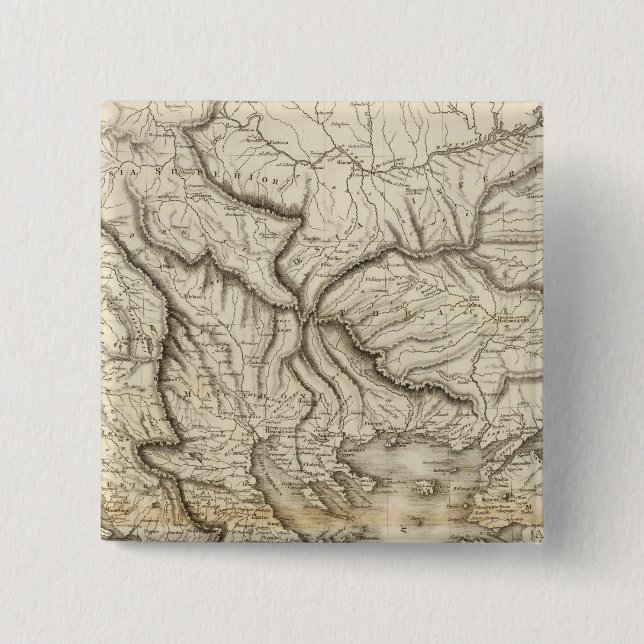 Ancient Greece Pinback Button (Front)