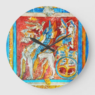 ancient greece traditional greek mythology wall pa large clock