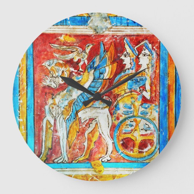 ancient greece traditional greek mythology wall pa large clock (Front)