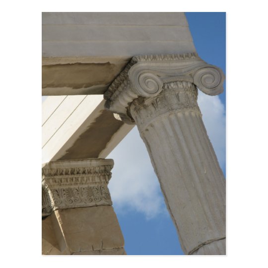 Ancient Greek Architectural Columns Postcard