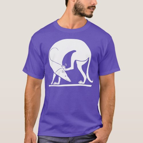 Ancient Greek Art Spartan Greyhound Hunting Dog T_Shirt