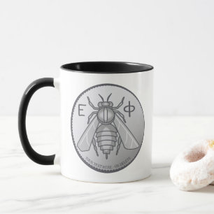 Ancient Greek Bee Tetradrachm Coin from Ephesos Mug