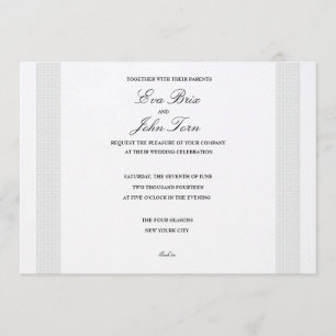 Ancient Greek design ornament wedding Invitation