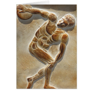 Ancient Greek Discus Thrower - Discobolus Cards