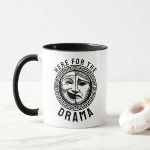 Ancient Greek Drama Theater Masks Mug