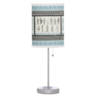 Ancient Greek Gods and Goddesses Design Table Lamp