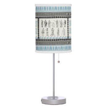 Ancient Greek Gods And Goddesses Design Table Lamp by KitzmanDesignStudio at Zazzle