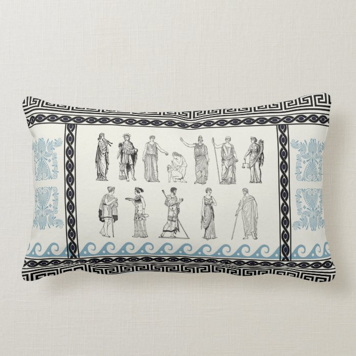 Ancient Greek Gods and Goddesses Pillow