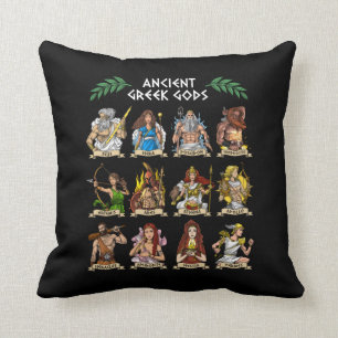 Ancient Greek Gods Throw Pillow