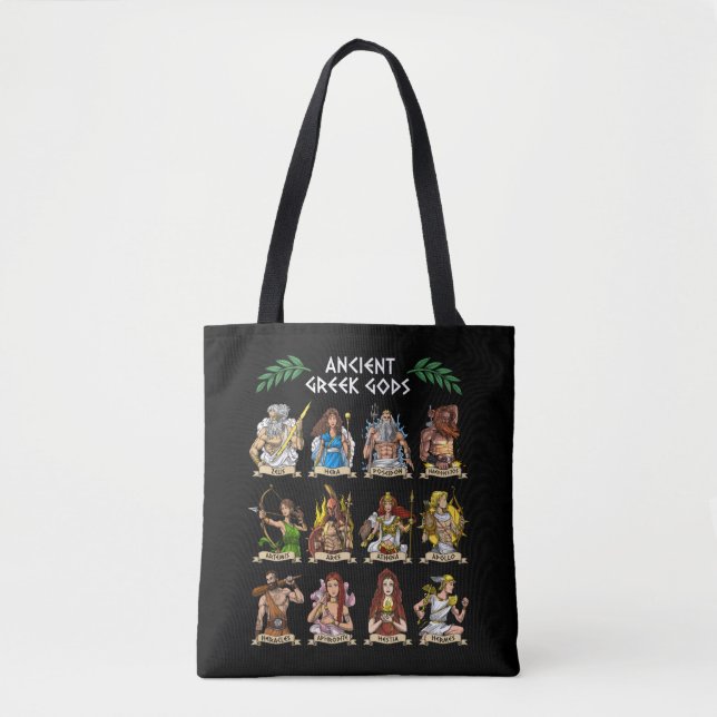 Ancient Greek Gods Tote Bag (Front)