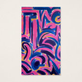 Ancient Greek Graffiti - Abstract Art Handpainted (Back)