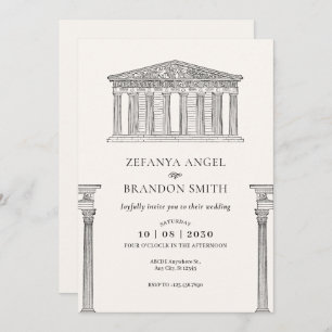 Ancient greek  invitation