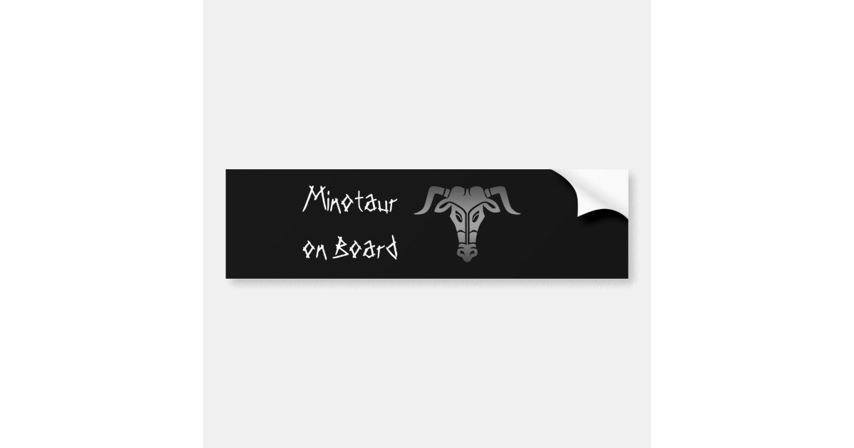 Minotaur Sticker Ancient Greek Mythology Stickers Ancient Greece