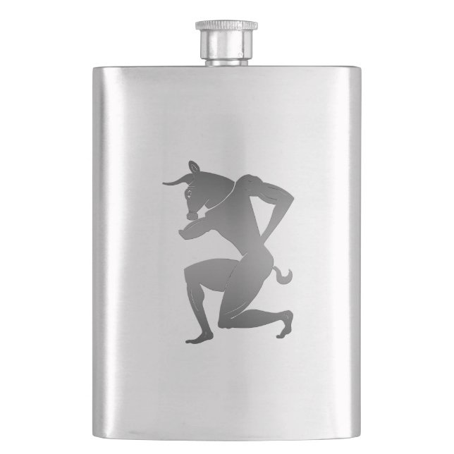 Ancient Greek Minotaur Flask (Front)