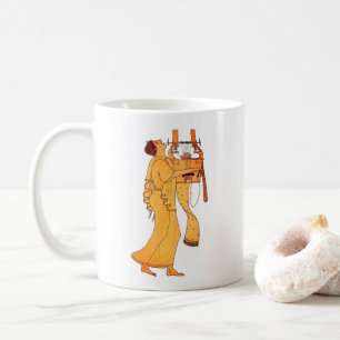 Ancient Greek Musician Singing & Playing Kithara Coffee Mug