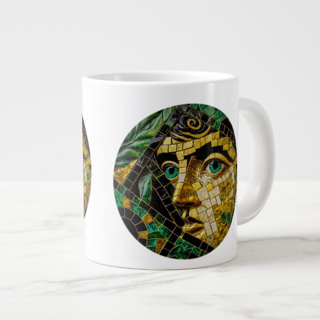 Ancient Greek Mystery Jumbo Mug  (Front Right)