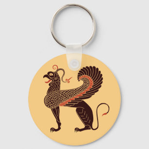 Ancient Greek Mythological Beast Griffin Keychain