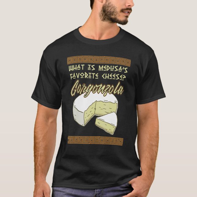 Ancient Greek Mythology and Greek Monsters Medusa  T-Shirt (Front)