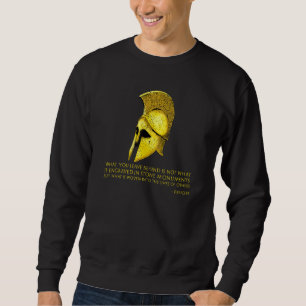 Ancient Greek Philosophy Pericles Quote Athenian Sweatshirt