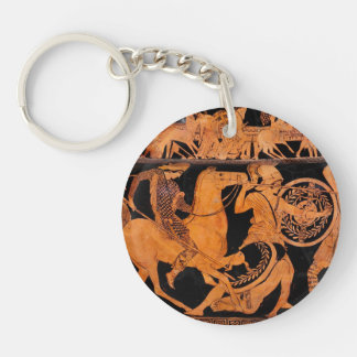 Ancient Greek Red-Figure Classical Art Keychain