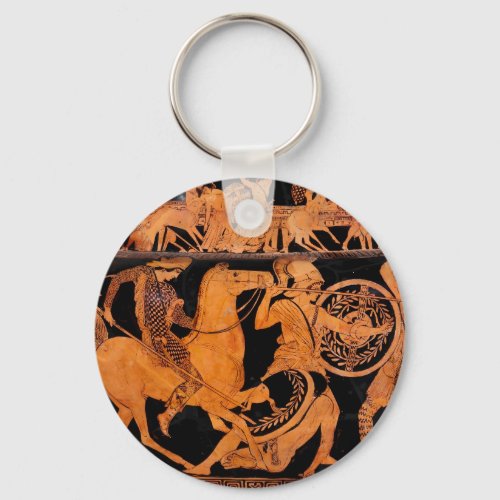 Ancient Greek Red_Figure Classical Art Keychain