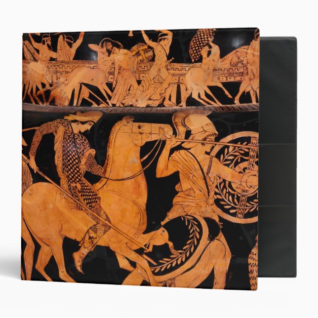 Ancient Greek Red-Figure Pottery Classical Art  3 Ring Binder (Front/Inside)