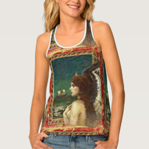 Ancient Greek Siren All Over Print Women's Tank