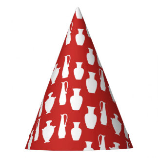Ancient Greek Vases Jars Pattern Paper Hat