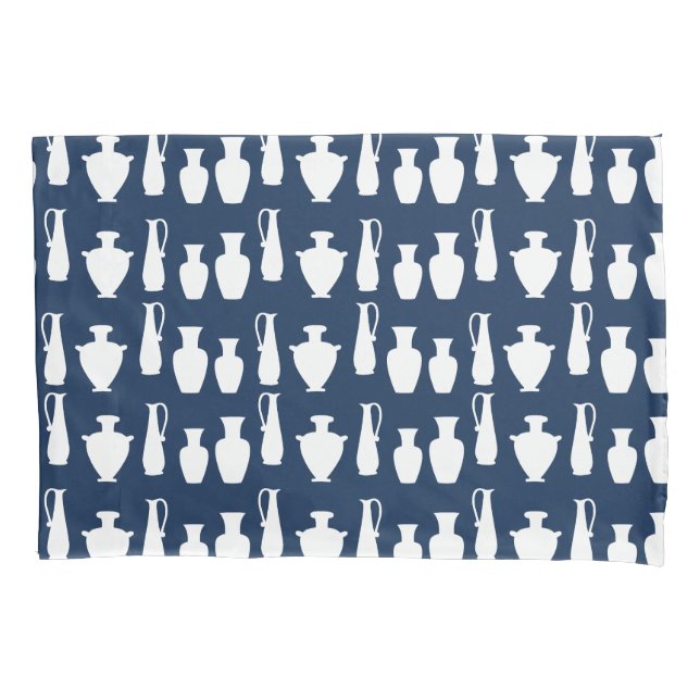 Ancient Greek Vases Jars Various Shapes Pattern Pillow Case (Front)