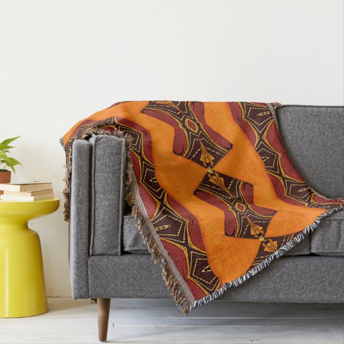 Ancient Greek Warrior Styled Cotton Throw Blanket Zazzle