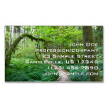Ancient Groves Trail at Olympic National Park Business Card Magnet