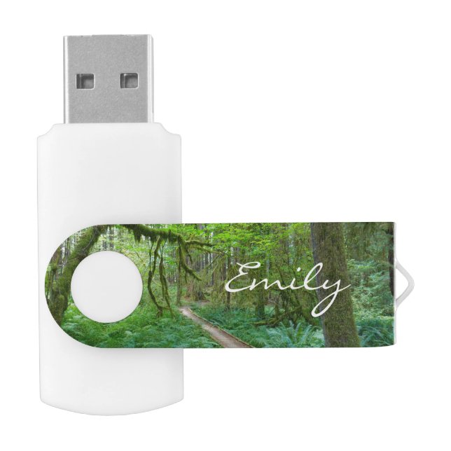 Ancient Groves Trail at Olympic National Park Flash Drive (Opened)