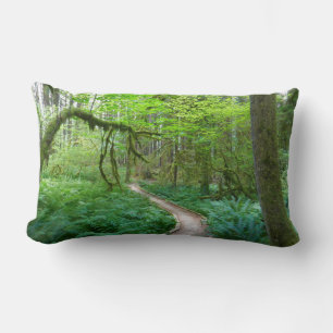 Ancient Groves Trail at Olympic National Park Lumbar Pillow