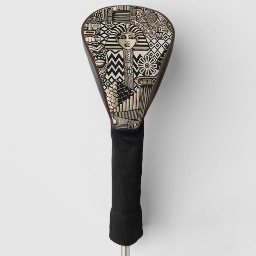 Ancient Historical Symbols Tattoo Style Golf Head Cover