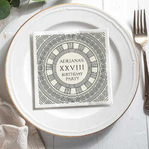 Ancient History Birthday Party Napkins