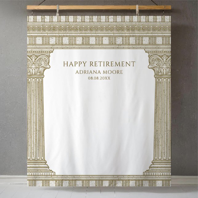 Ancient History Retirement Party Photo Backdrop (Creator Uploaded)