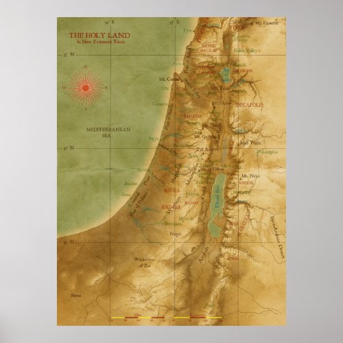 Ancient Holy Land Poster