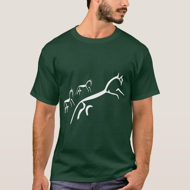 Ancient Horse Power - Customized T-Shirt (Front)