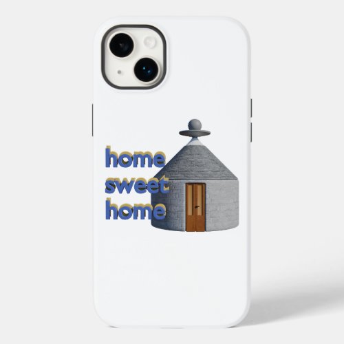 Ancient house with text home sweet home Case_Mate iPhone 14 plus case