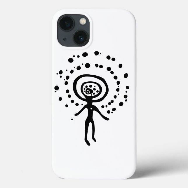 ancient idol geoglyph symbol petroglyph amerindian Case-Mate iPhone case