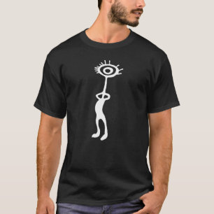 ancient idol geoglyph symbol petroglyph amerindian T-Shirt