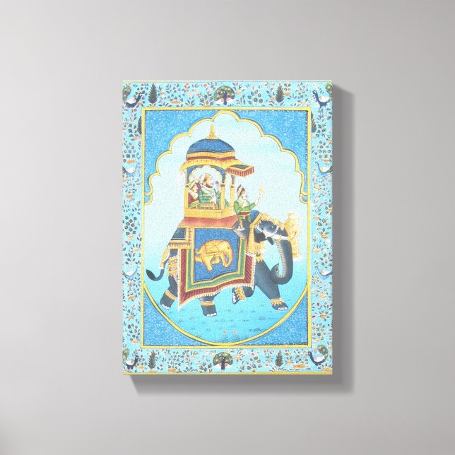 ANCIENT INDIAN ART CANVAS PRINT (Front)