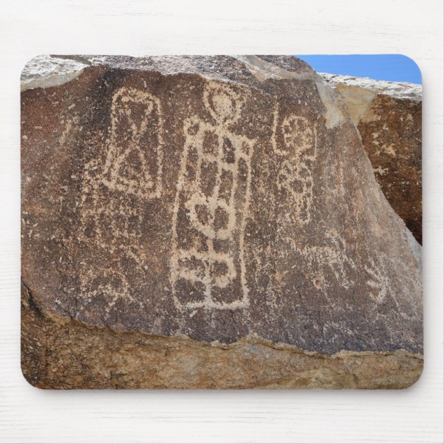 Ancient Indian Petroglyph - Nevada Mouse Pad (Front)