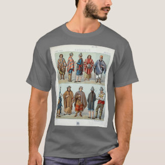 Ancient Indigenous American clothing from Geschich T-Shirt