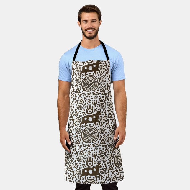 Ancient Inscriptions #13 Apron (Worn)