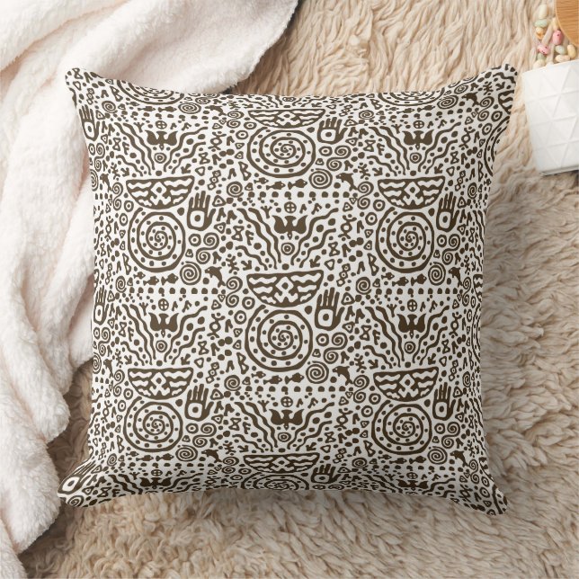 Ancient Inscriptions #14 Throw Pillow (Blanket)