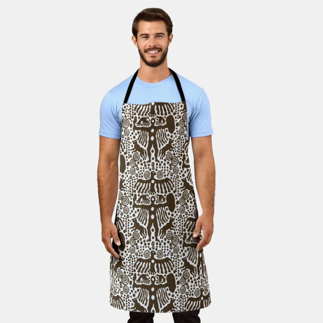 Ancient Inscriptions #24 Apron (Worn)