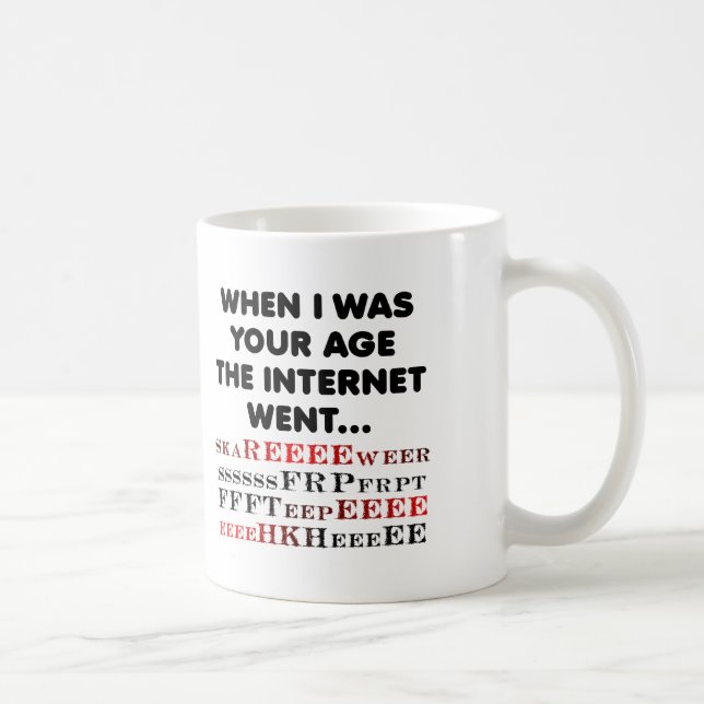 Ancient Internet Funny Mug (Right)