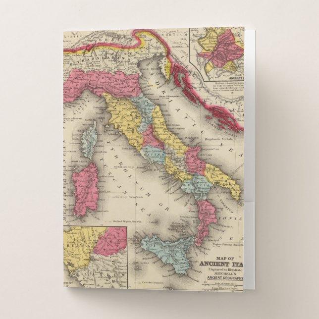 Ancient Italy 4 Pocket Folder (Front)