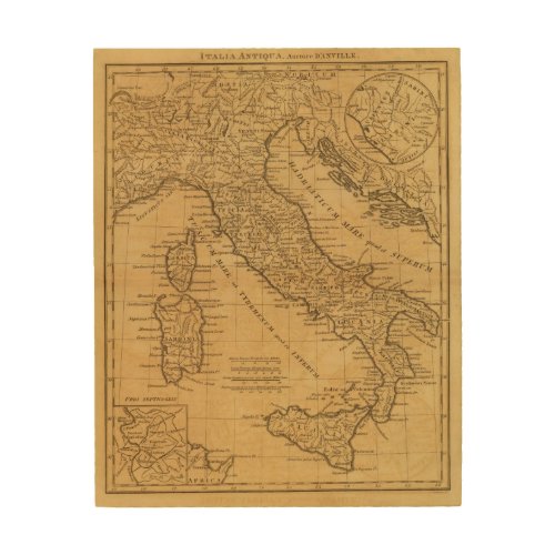 Ancient Italy Wood Wall Decor